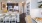 work space next to open kitchen